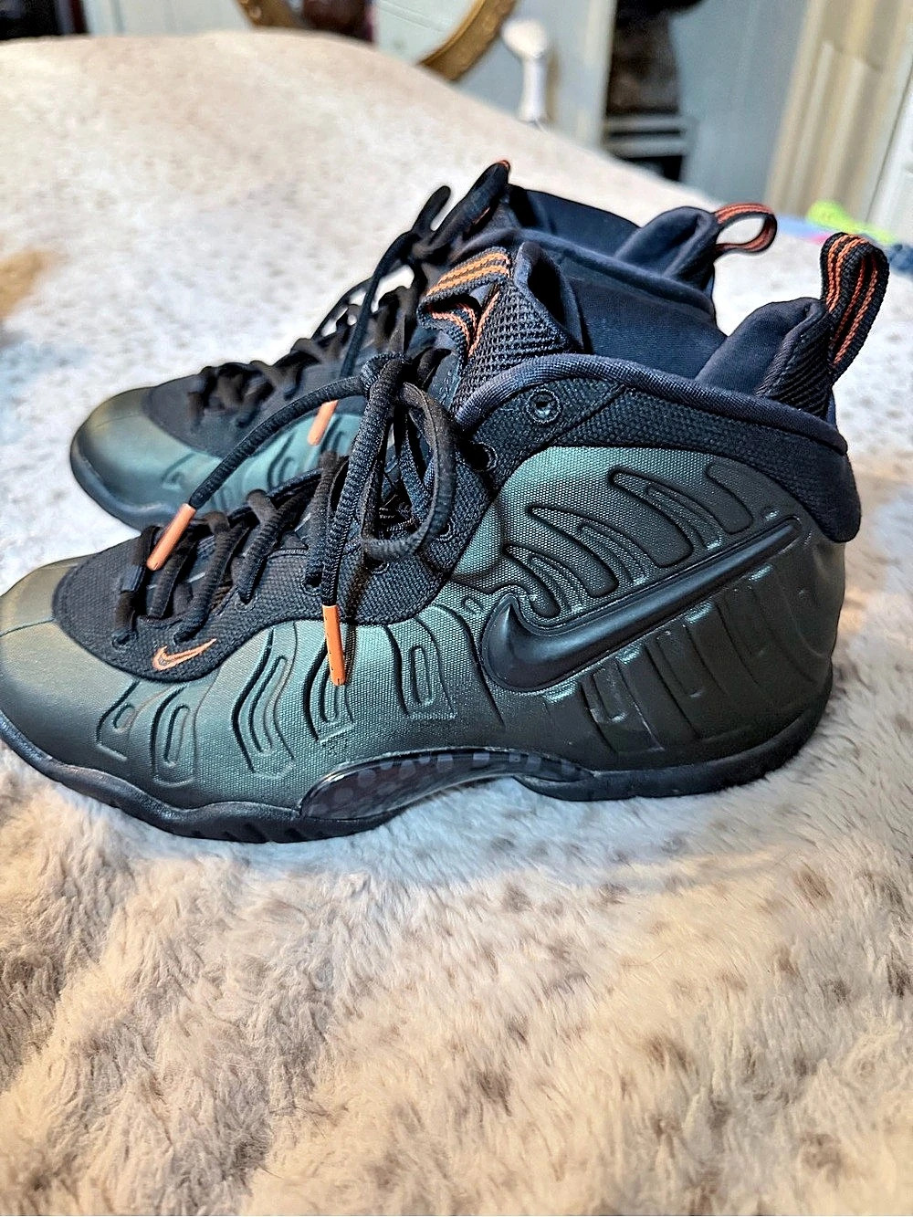 Nike Air Foamposite Pro Black & Orange US 5.5